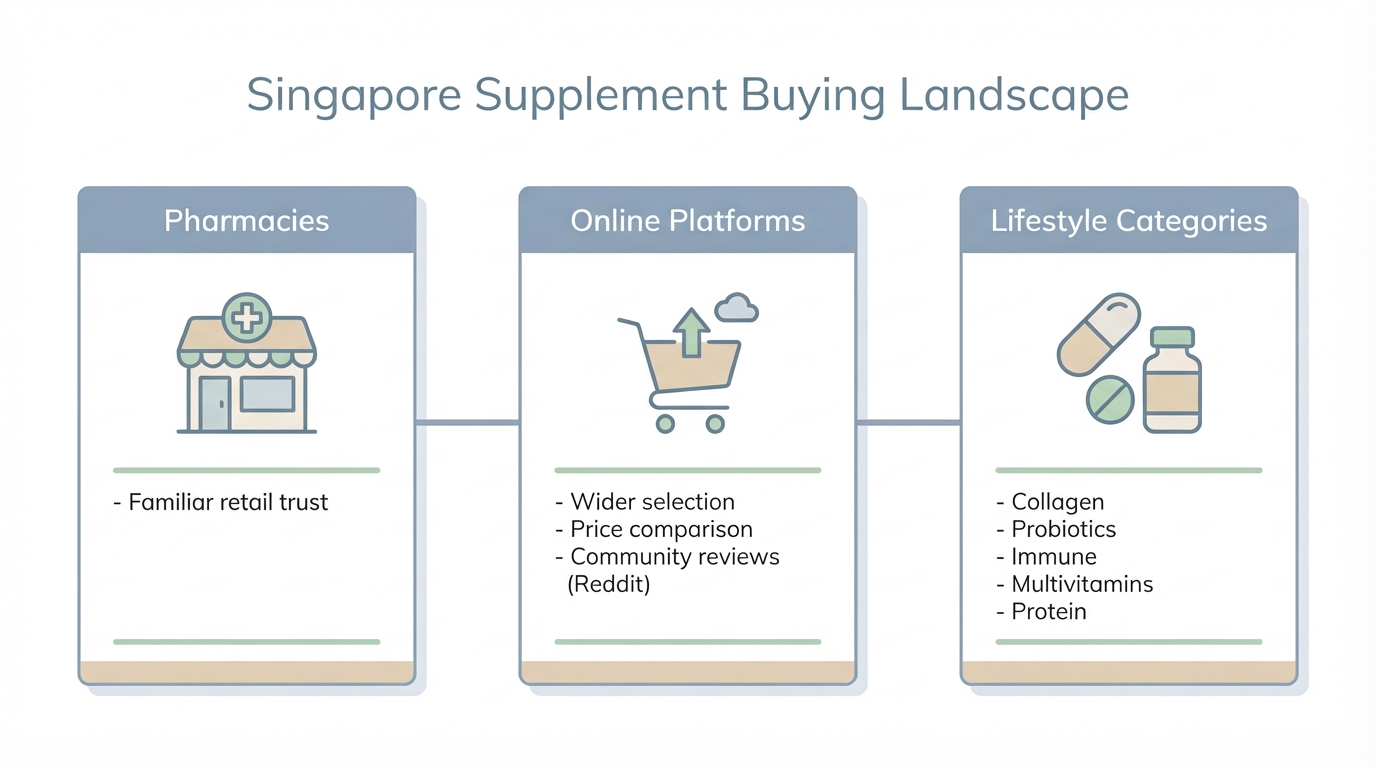 Singapore supplement buying landscape overview